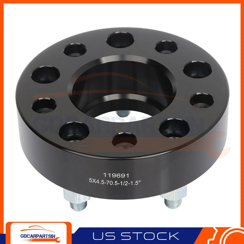 (2) 1.5" Hubcentric 5x4.5 5x114.3 Wheel Spacers For Ford Ranger Explorer Mustang - Image 2 of 4