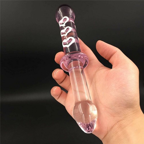 DILDO IN VETRO GLASS PLUG ANALE VAGINALE SEX TOY SADOMASO MASTURBATORE DONNA - Foto 5 di 12