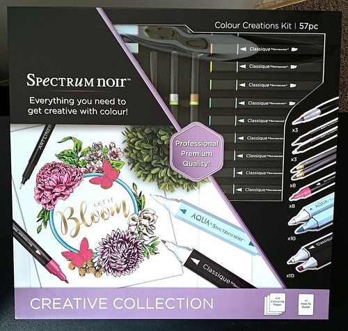 Spectrum Noir Creative Collection Kit de Creaciones de Color 57 piezas Marcadores de Alcohol - Imagen 1 de 6