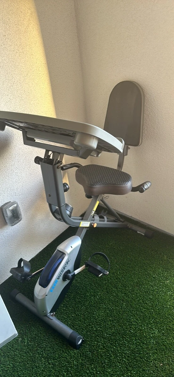 Exerpeutic Exerwork 2000i Bluetooth Folding Exercise Desk Bike