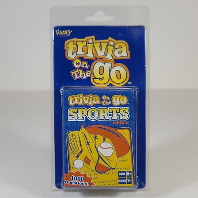 Fundex Games Trivia on the Go Sports Edition 1000 Questions 50 Guessing Card