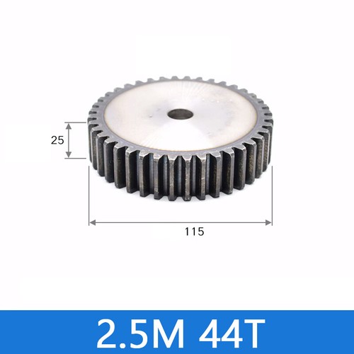 Engranaje de piñón Spur Gears 2.5 Mod engranaje de transmisión 12-100 dientes 45#engranaje plano de acero - Imagen 45 de 72