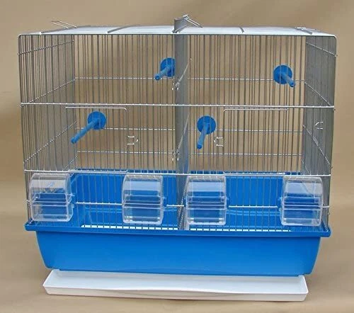 Blue bird cage 54x39x47cm bird parakeet Canary Islands