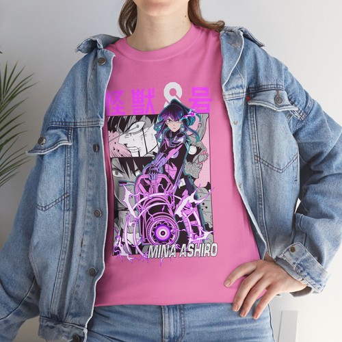 Kaiju No 8 Mina Shiro Kaiju T-Shirt Anime Soft Tee Shirt alle Größen Mina Ashiro - Bild 88 von 90