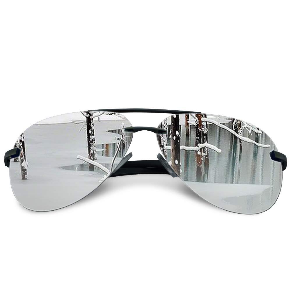 Aviator Sunglasses for Men Women Polarized Mirrored driving-image