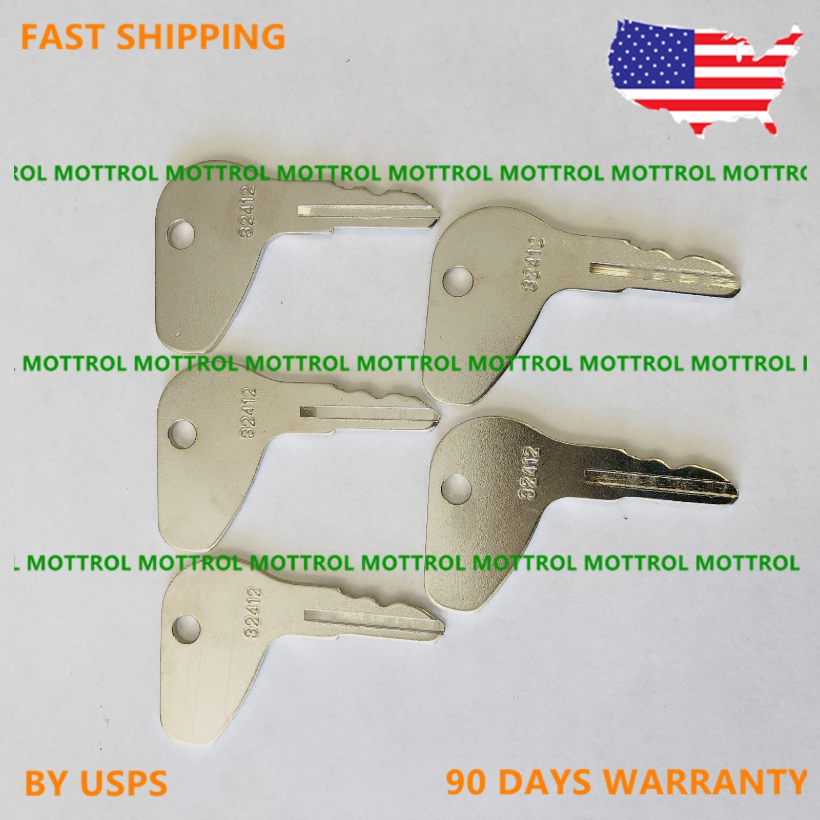 Kit 5 Llaves De Encendido H32412 Para Kubota | Meses Sin Interés - Foto 3