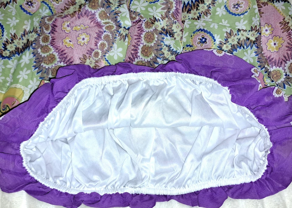 Niñas De Colección BLOOME Vestido Dobladillo Abullonado 8 Pupilas Rosa Satén Faja Pasiley Verano Fiesta Y2k Foto 4 de 4