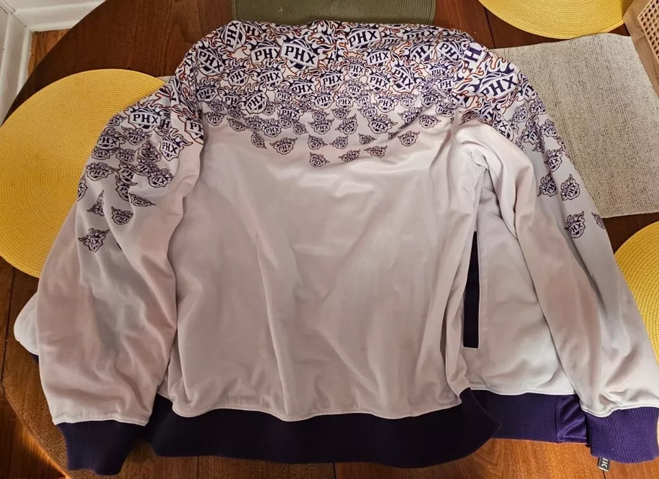Vintage Phoenix Suns Sweat Jacket Reversible  - Image 3 of 4