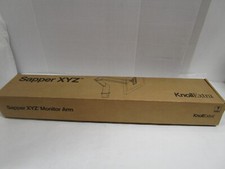 KNOLL SAPPER XYZ MONITOR SINGLE ARM BLACK XYZMAS NEW SEE PHOTOS SHIPS FREE