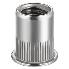100piezas 1/4"-20 remaches de acero inoxidable tuercas inserto remache roscado