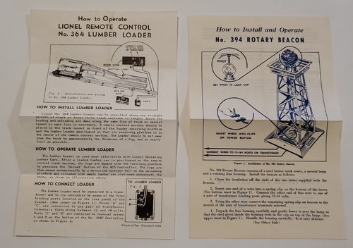 Vintage 1951 Instructions For Assembling and Operating Lionel Trains Manual - Picture 12 of 12