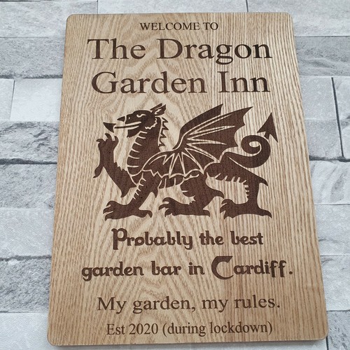 Pub Schuppen Bar Schild Holz personalisiert einzigartige maßgeschneiderte Designs Männerhöhle Geschenk. - Bild 3 von 11