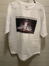 21st Century Insurance Y2K T Shirt New Age 2004 Futuristic Size XL