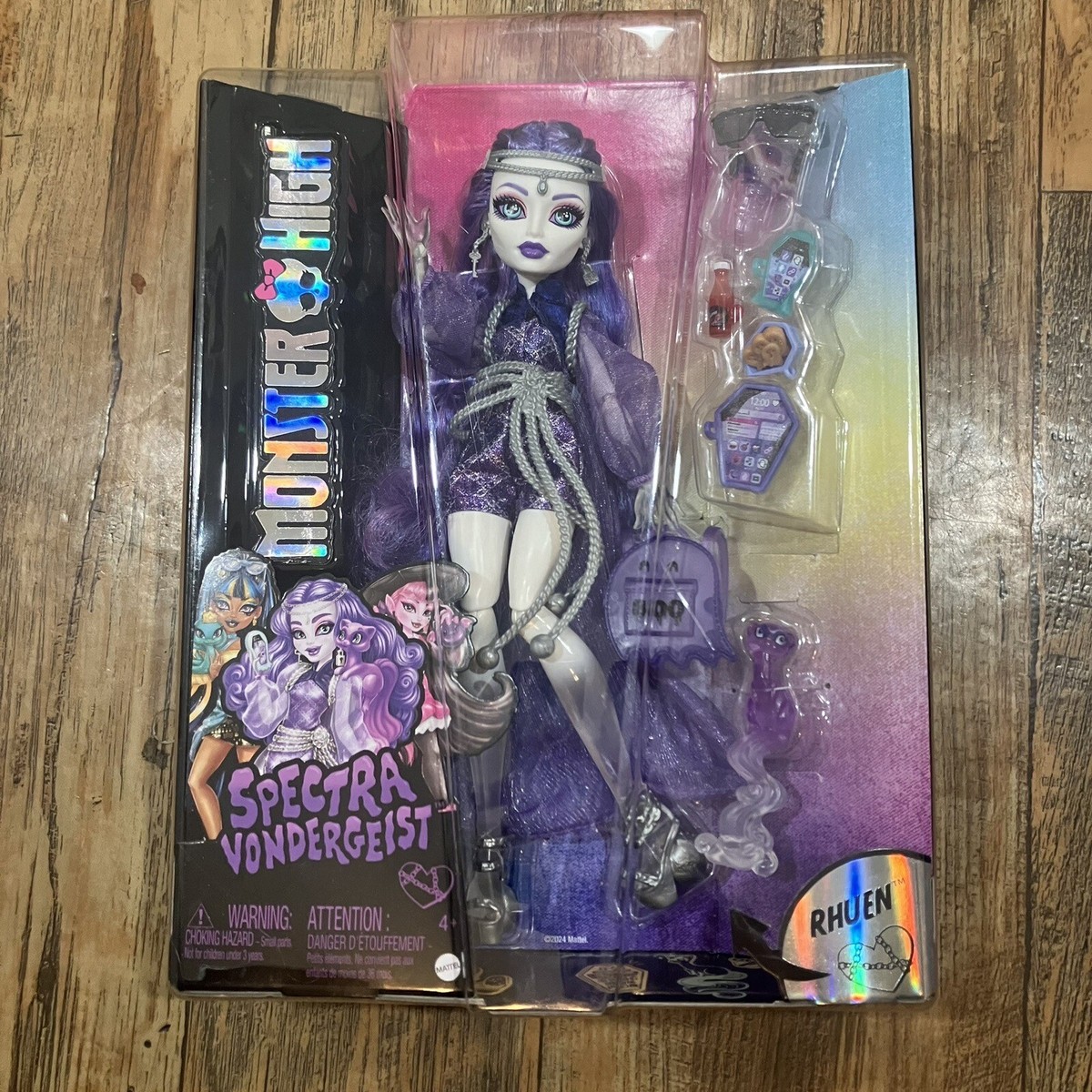 Monster High Spectra Vondergeist G3 Fashion Doll w/ Pet