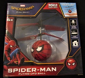 spiderman flying ufo ball
