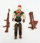 GI JOE Rock 'N Roll V3 1991 Vintage ARAH Action Figure NEEDS REPAIR + Parts Gun