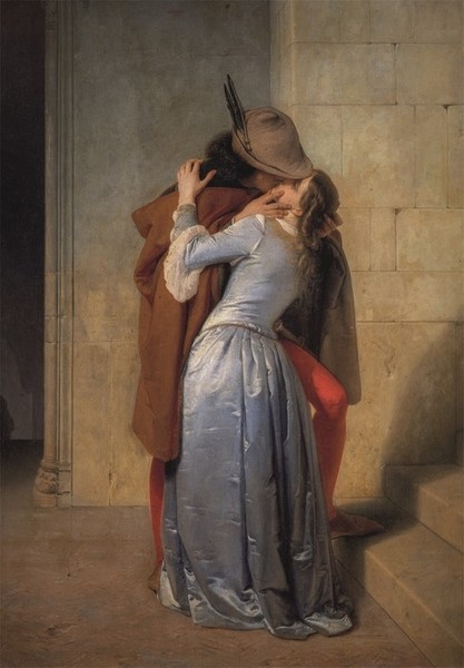 Puzzle (1000 T.) Der Kuss, Hayez (Clementoni) Neu/Ovp-image