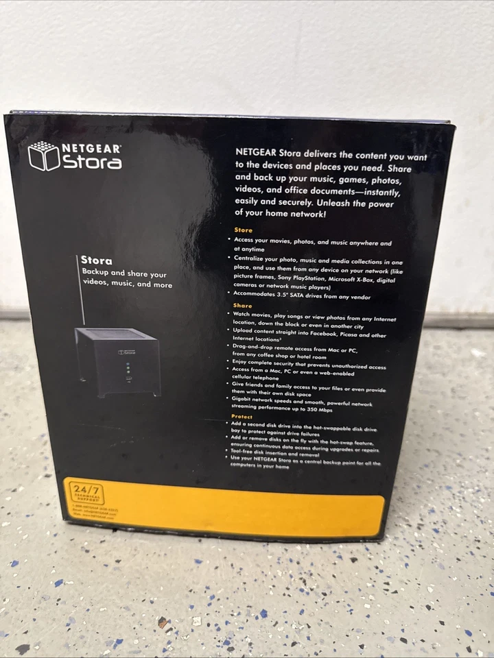 Netgear Stora Home Media Storage 1TB Network Storage MS2110-100NAS 2010 Version - Image 3 of 4