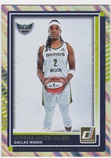2025 Donruss WNBA Myisha Hines-Allen SILVER Laser #65 Dallas Wings