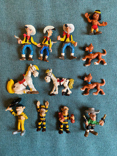 Original Lucky Luke Daltons Figuren von Schleich Bully u.a.