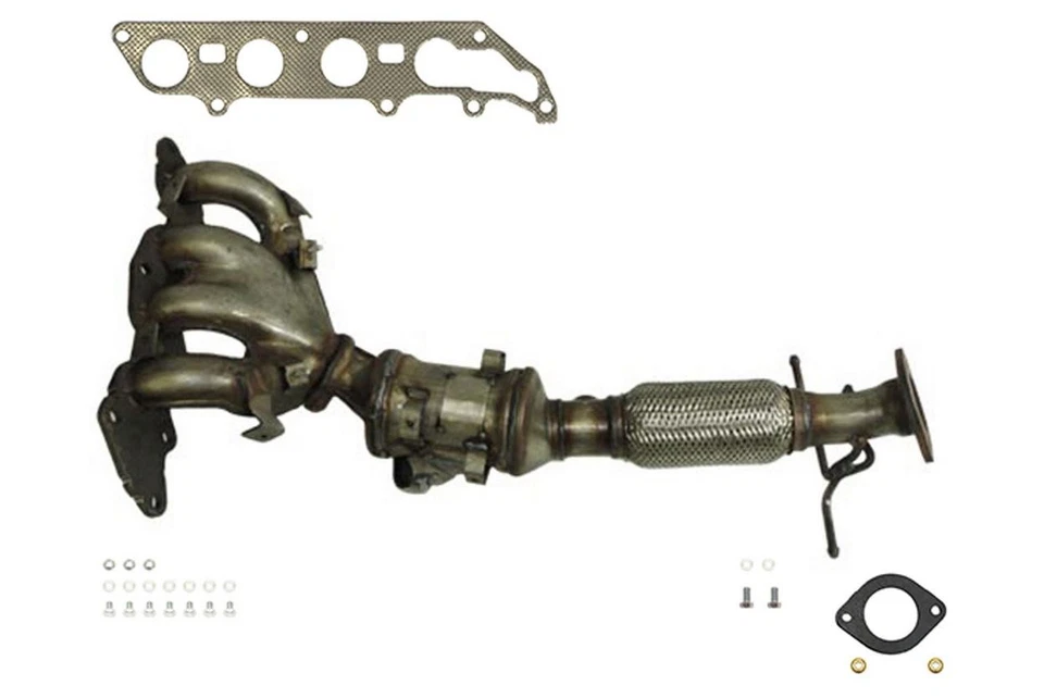 Convertidor catalítico delantero con colector de escape integrado para Mazda 3 2004-2007 Foto 2 de 2