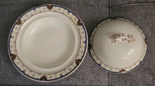 J&G Meakin Vintage Round Covered Butter Dish With Lid England - Picture 3 of 5