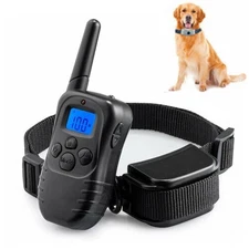 Pet Training Collar Anti Barking Acoustic Auto Stop Bark with Remote Control