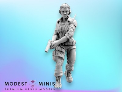 Colonial Marine Pilot Anita Chezkova - Sci Fi Alien Predator Mini | Papsikels