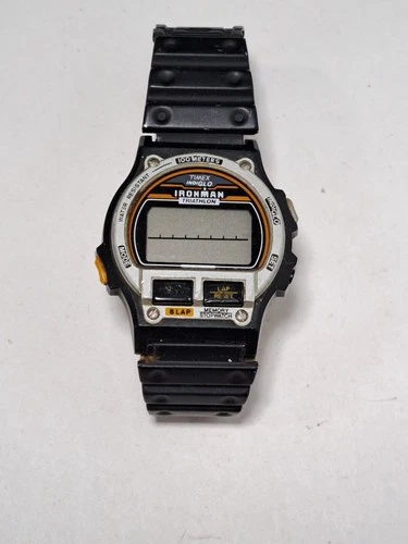 1990s TIMEX IRONMAN Triathlon Indiglo MEN'S WATCH VTG 737-A Needs Battery