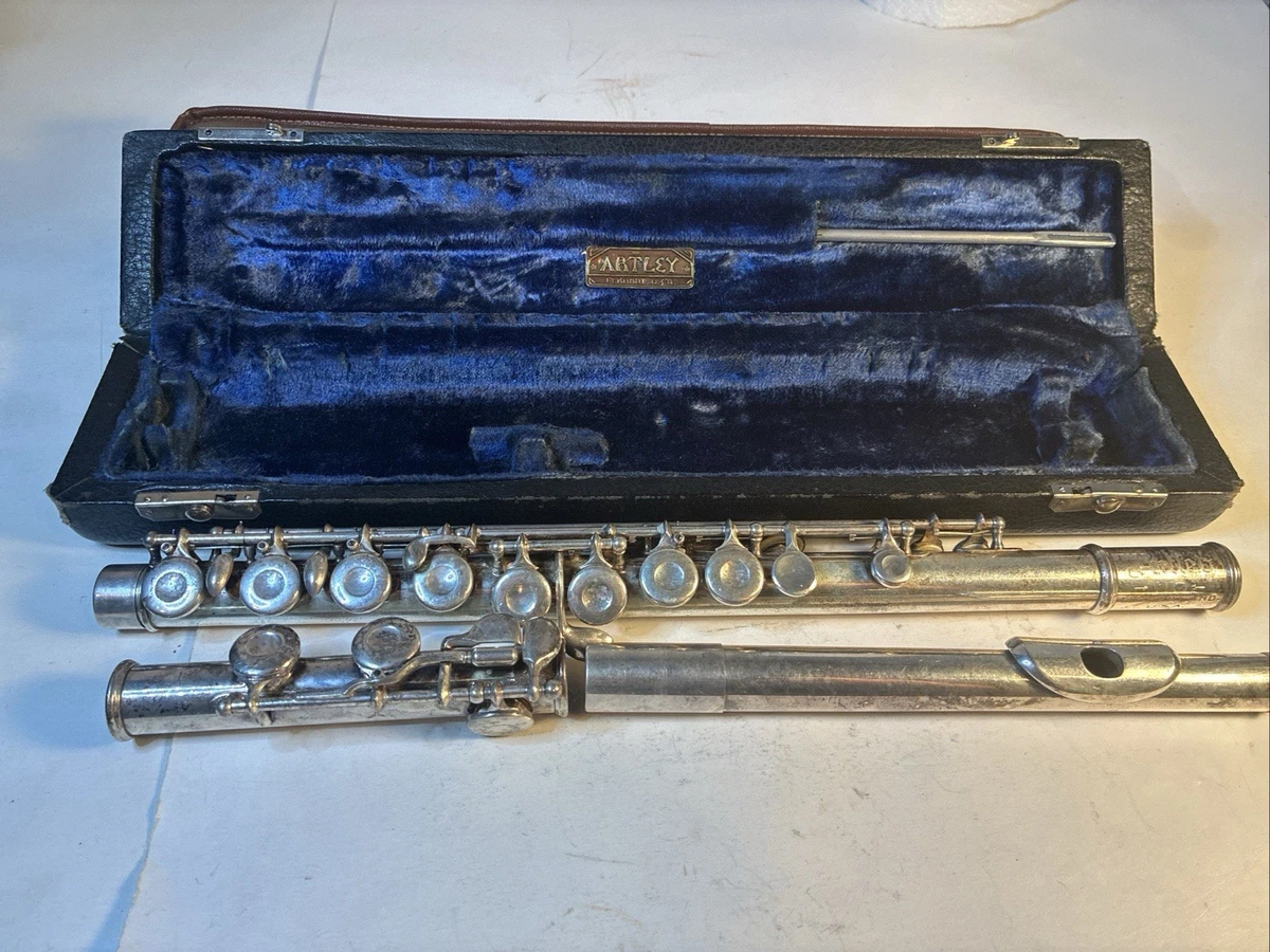 Vintage Artley Flute In Flutes for sale - eBay