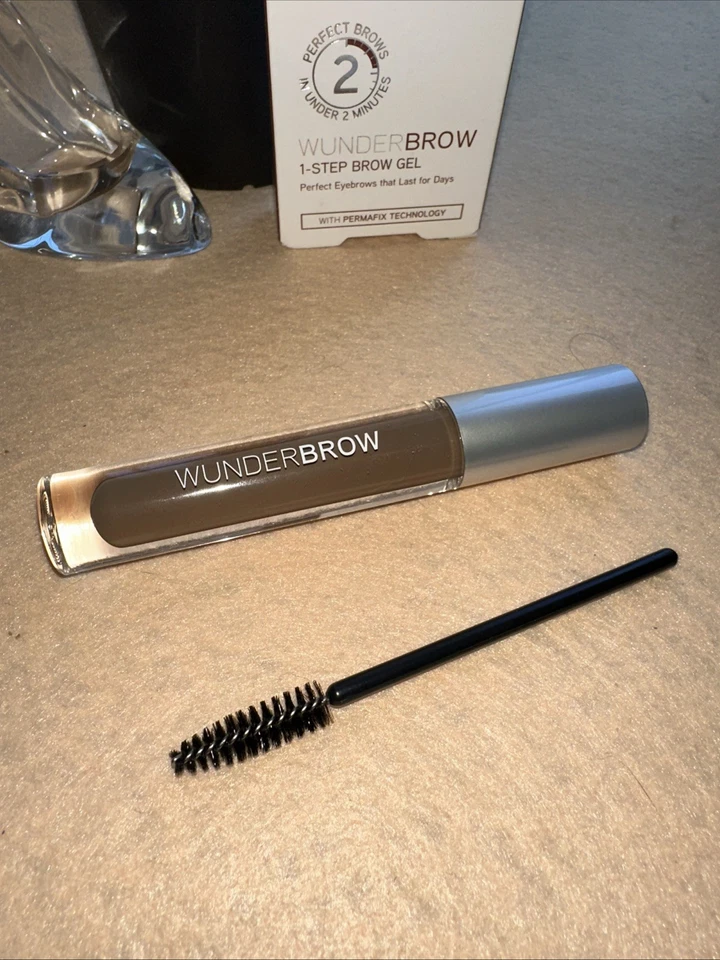 WUNDER2 Wunderbrow Long Lasting Eyebrow Gel - Brunette New In Box RARE! - Image 2 of 4