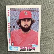 1982 Topps Bruce Sutter Baseball Card #347 - PERFECT CARD