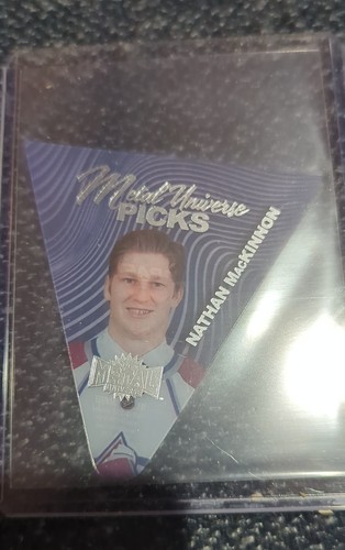 Nathan MacKinnon #P-5 2021 Skybox Metal Universe Picks card