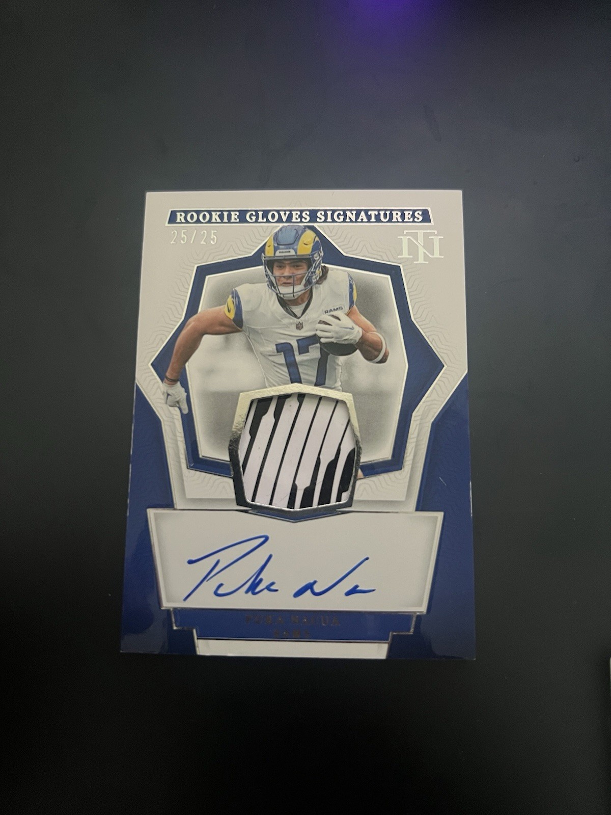 2023 Panini National Treasures - Rookie Gloves Auto Puka Nacua #RGS-PNA /25