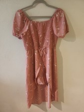 Wonder Nation Dress Girls XXL 18 Pink Multicolor Paisley Dress Skort Shorts
