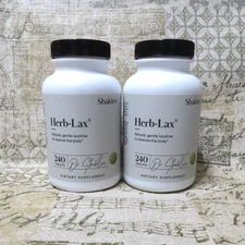 Lot of 2 Shaklee Herb-Lax 240 count EXPIRES Oct 2026 Sealed
