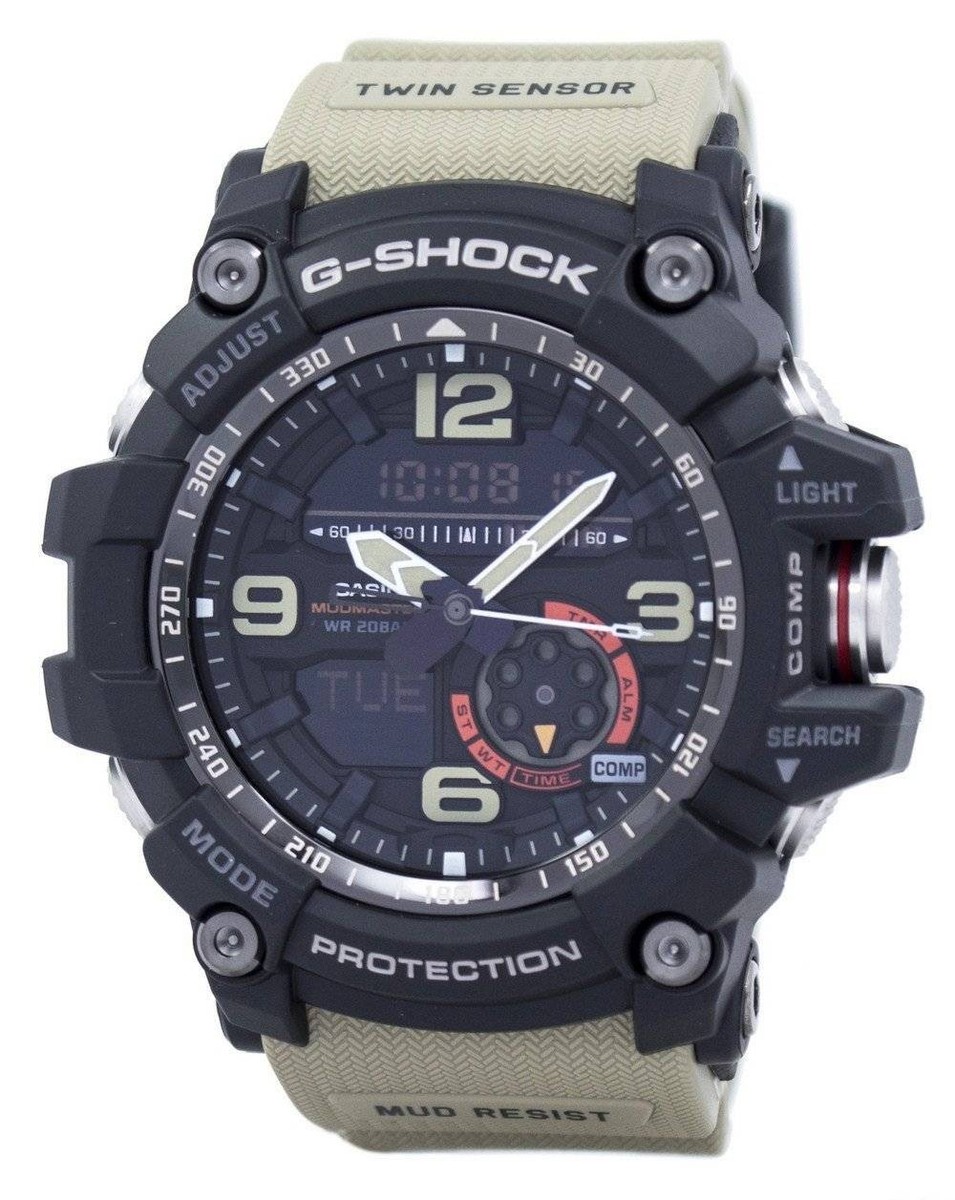 時計 CASIO G-SHOCK MUD RESIST  GG-1000 GG1000-1A | Black Mudmaster Men's Watch G-SHOCK | CASIO