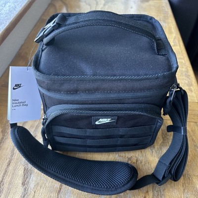Nike Futura Lunch Tote 6.75L Black Insulated Sportswear Bag Travel