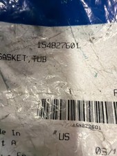 Genuine OEM Electrolux 154827601 Dishwasher Tub Door Gasket Seal - Black