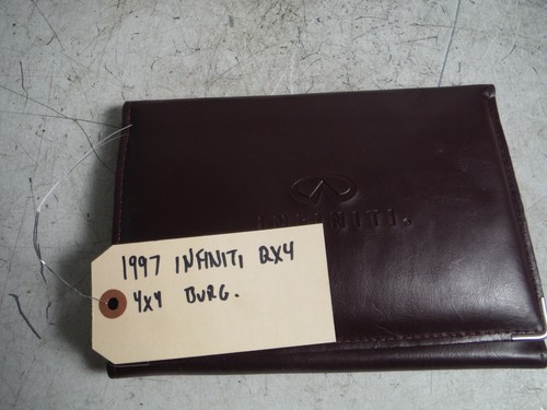 1997 Infiniti QX4 Owner's Manual Operator Guide Handbook w/ Leather Cover OEM - Picture 11 of 11