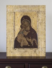 Wooden Icon of the Mother of God “Vladimirskaya” from Vladimir 30x39 cm 12"x15"