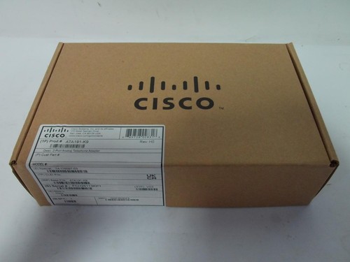 *Neu* Cisco ATA191 UC 2 Port Analog Telefon Adapter ATA191-K9 V02 (V1177)