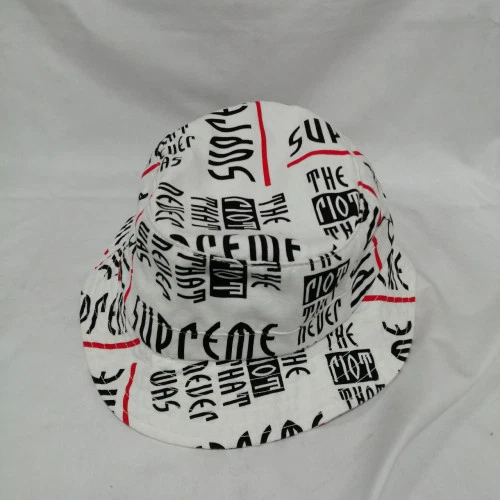 Chapeau seau SUPREME motif WHT x all over