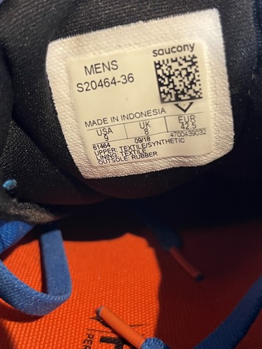 Scarpe da corsa Saucony Guide Iso 2 blu uomo UK 8 - Foto 12 di 12