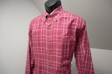 Brooks Brothers 1818 Dress Shirt Plaid Button Up Traditional Fit Mens Sz Large