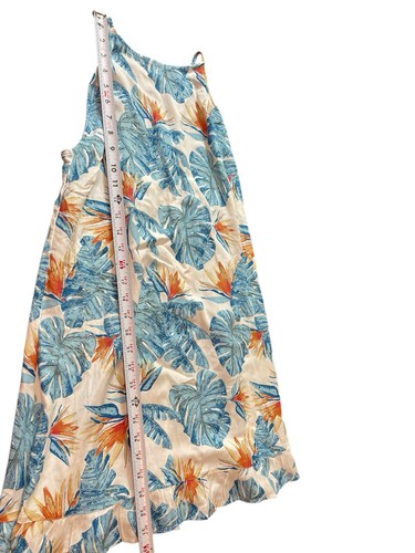 Roxy Halter Sleeveless Tropical Beach Palm Leaf Floral Mini Dress XS NWT - Picture 11 of 14