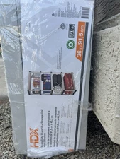 5-Tier Plastic Garage Storage Shelving Unit 36 in. W x 72 in. H x 24 in. D Gray