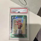 Panini 2024 Donruss Optic Rated Rookie Jayden Daniels #248 Green Hyper PSA 10