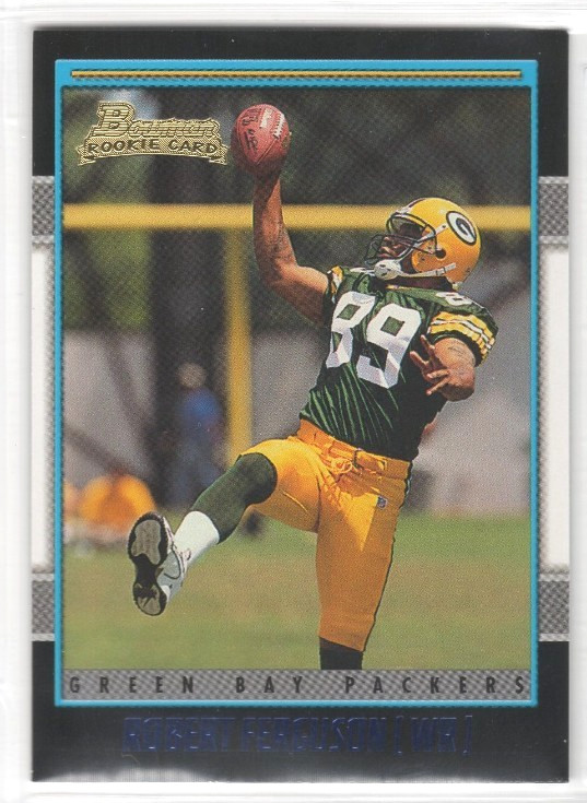 2001 Bowman ROBERT FERGUSON Blue Parallel Rookie card #179