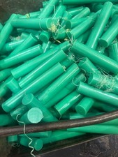 green oil filled nylon rod , bar ends , 20mm  ,20kg job lot